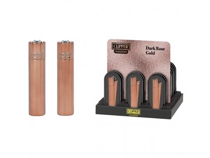 clipper zapalovac dark rose gold