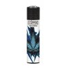 clipper zapalovac artistic leaves blue