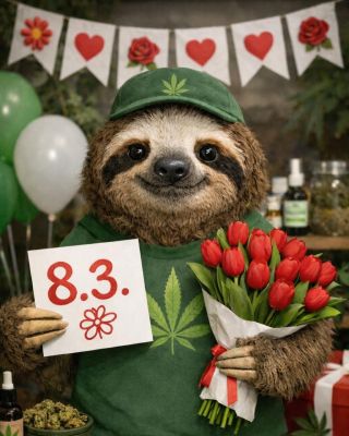 „Zbliża się Międzynarodowy Dzień Kobiet 💐🌷🦥 Nie zapomnijcie sprawić radości wszystkim ważnym kobietom w Waszym życiu 💖✨...