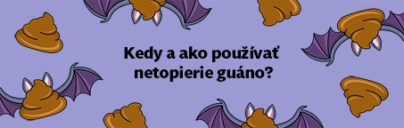 Kedy a ako používať netopierie guáno