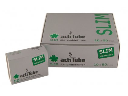 2470 1 actitube slim filtry s aktivnim uhlim 50 ks