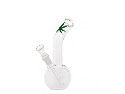 skleneny mini bong s bankou