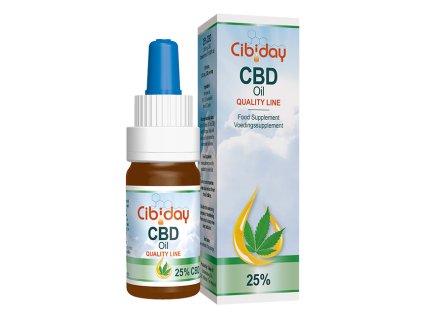 Konopný 25% CBD olej (Balenie 10 ml)