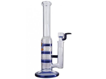 honeycomb skleneny bong black leaf