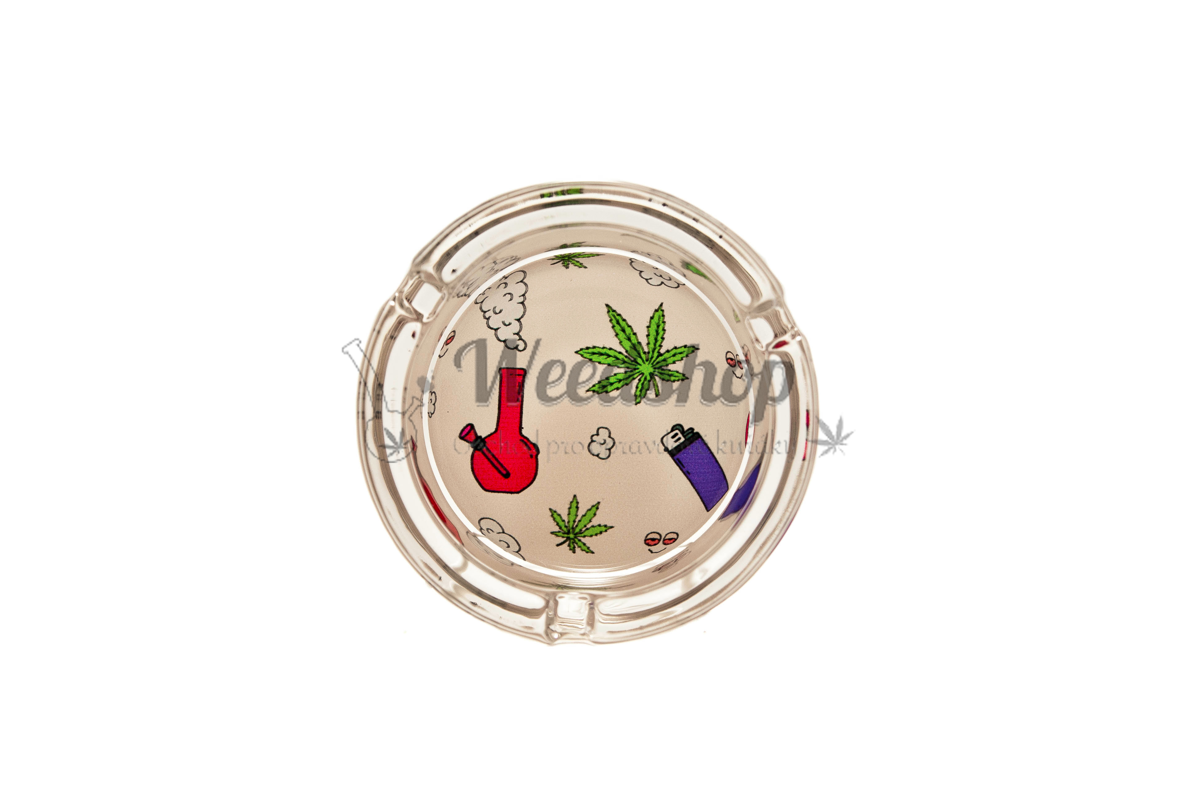 WeedShop Sklenený popolník - Child Leaves Varianty: Child Leaves 6