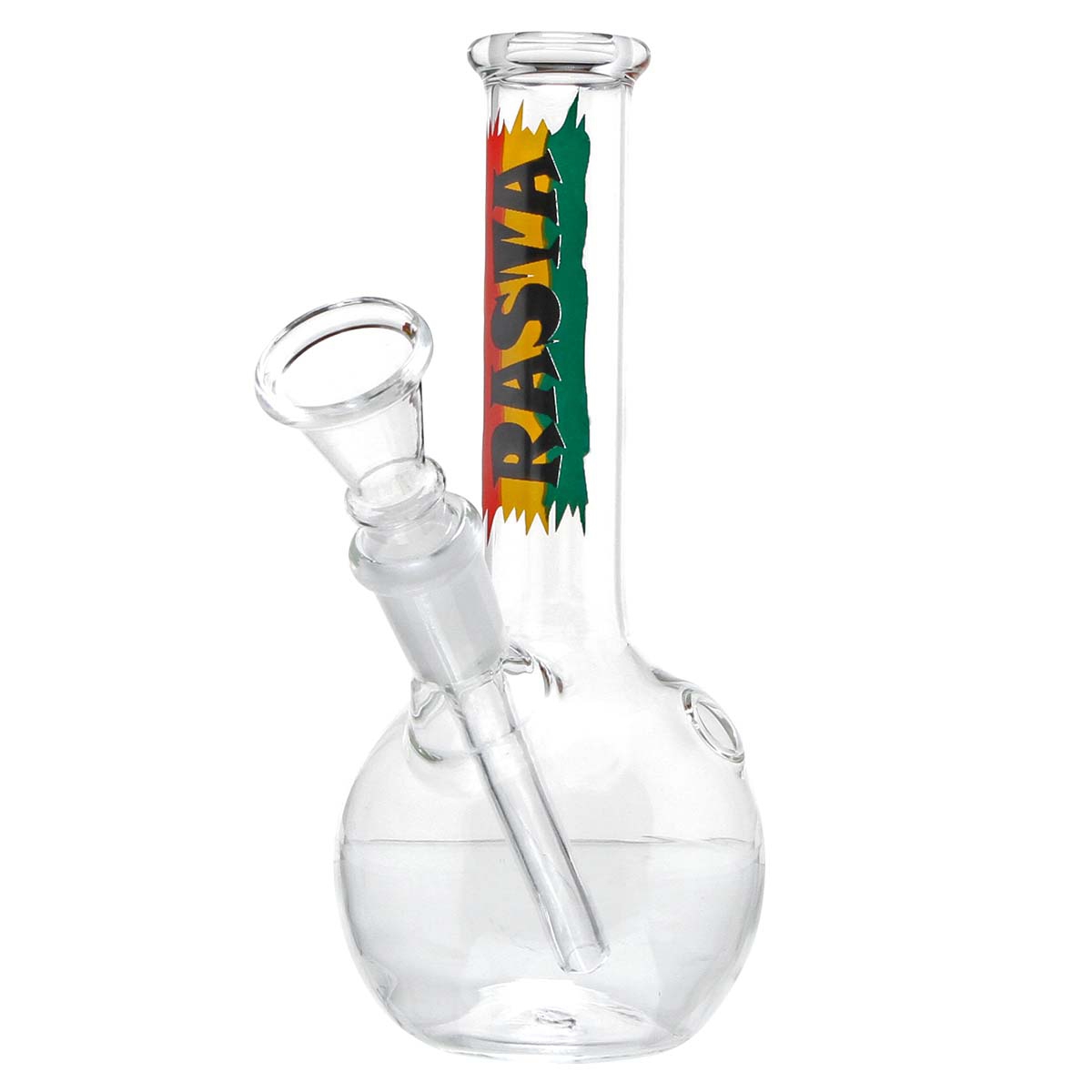 Sklenený mini bong Rasta 16 cm