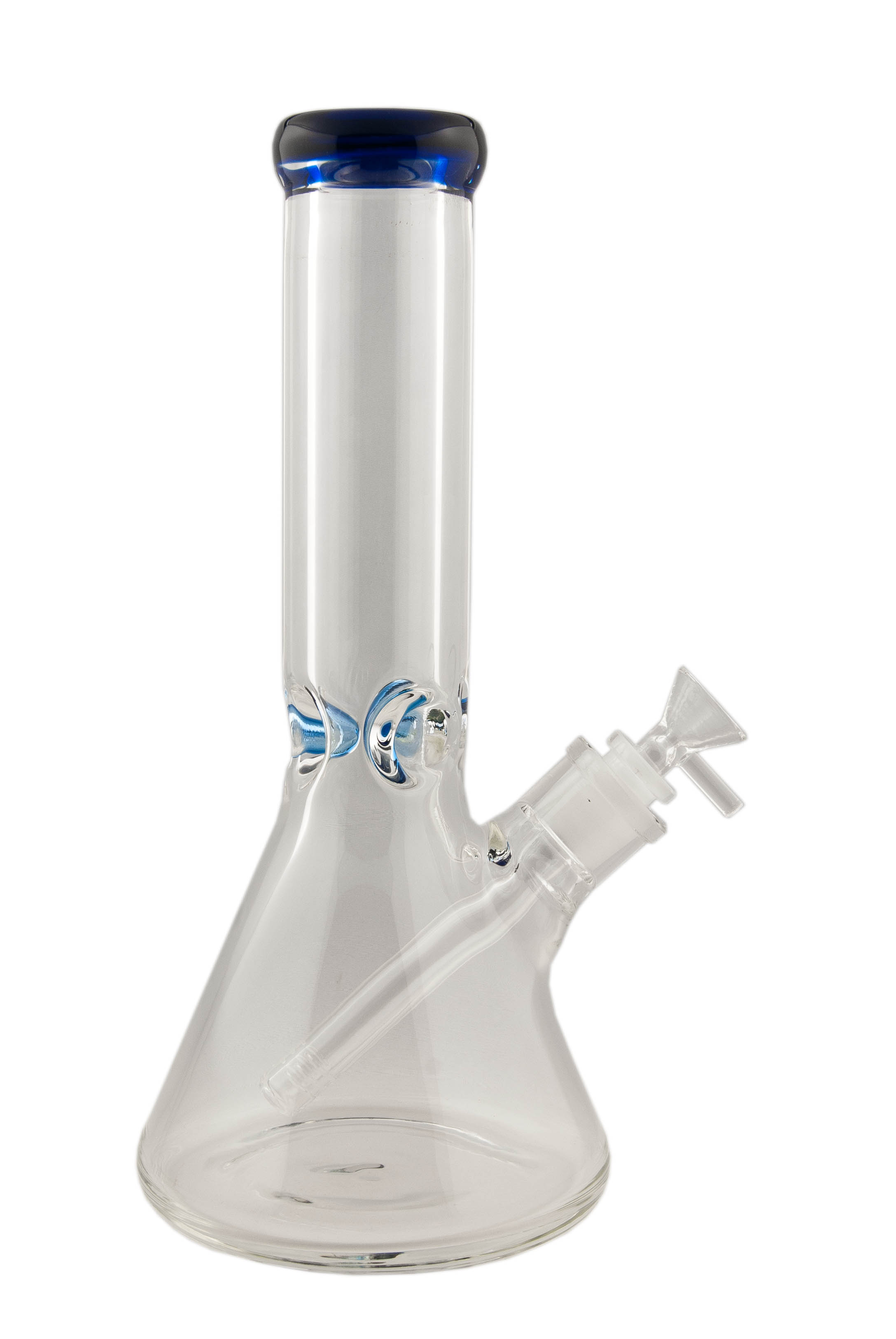 WeedShop Sklenený ice-bong 9mm 31 cm, rôzne farby Farba: Modrá
