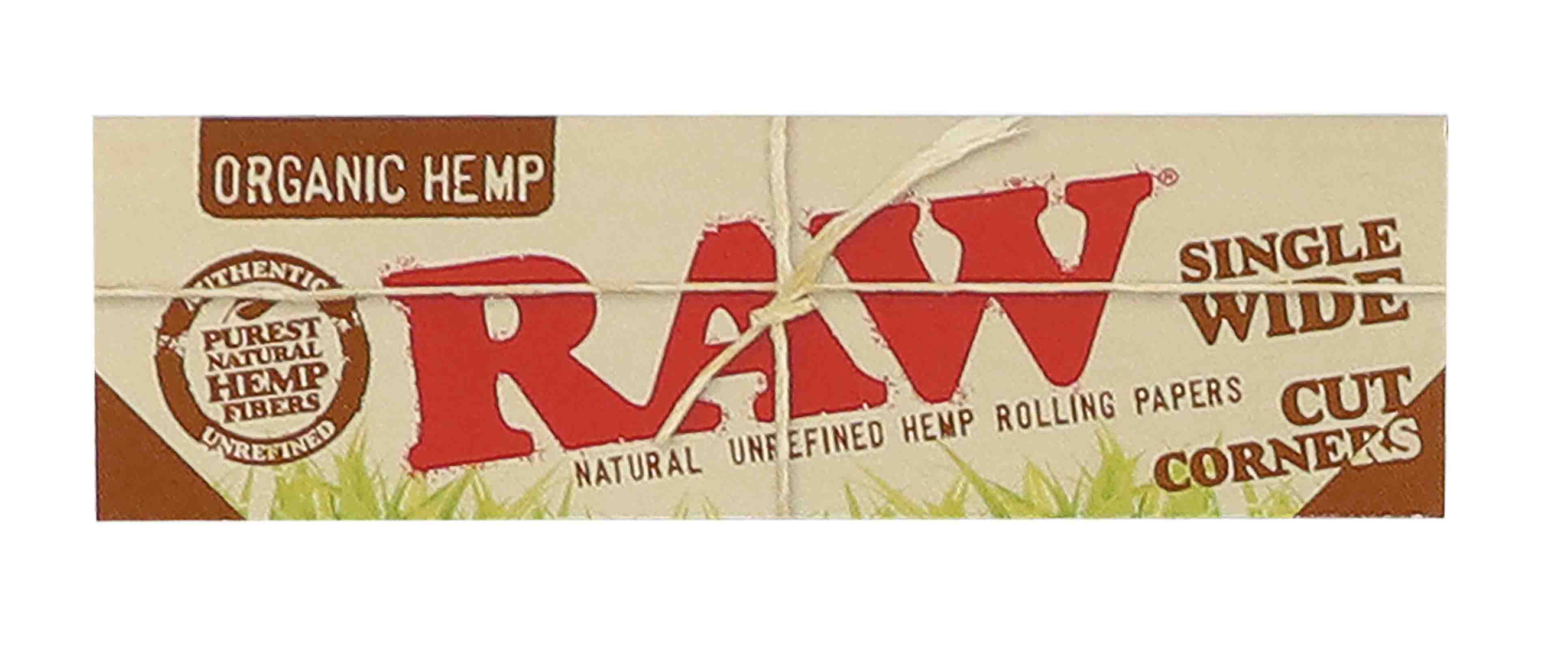 RAW krátke cigaretové papieriky Organic Cut Corners