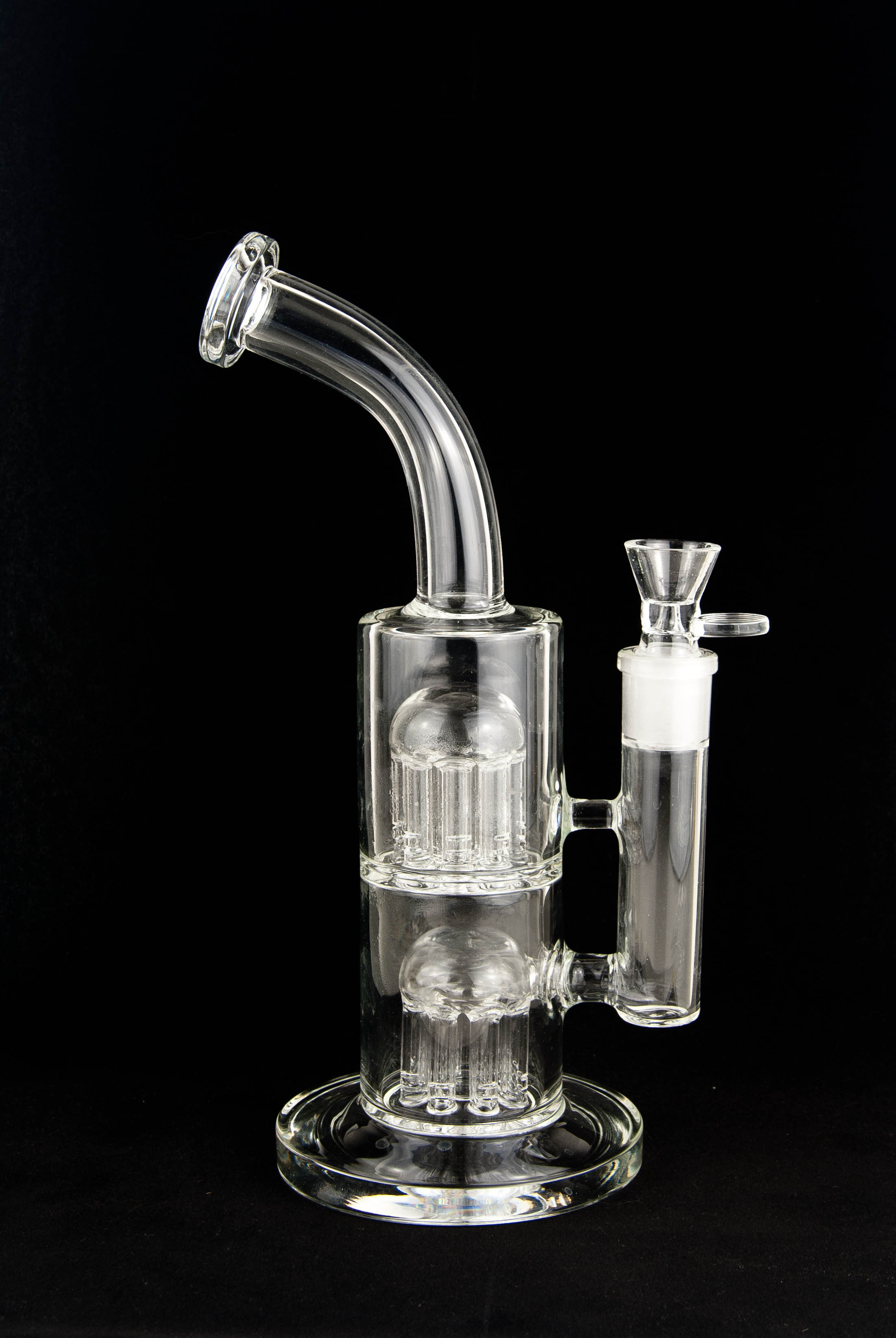 WeedShop Sklenený bong s 2x 8-arm perkolátorom