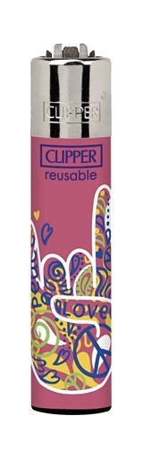 Clipper zapaľovač Hippie Hands Clipper motív: Hippie Hands 3
