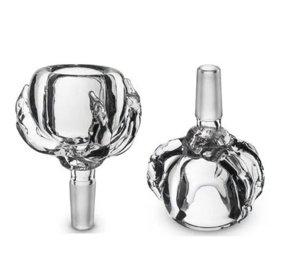 WeedShop Sklenený kotlík 18.8 mm Claw - rôzne farby Farba: Čirá