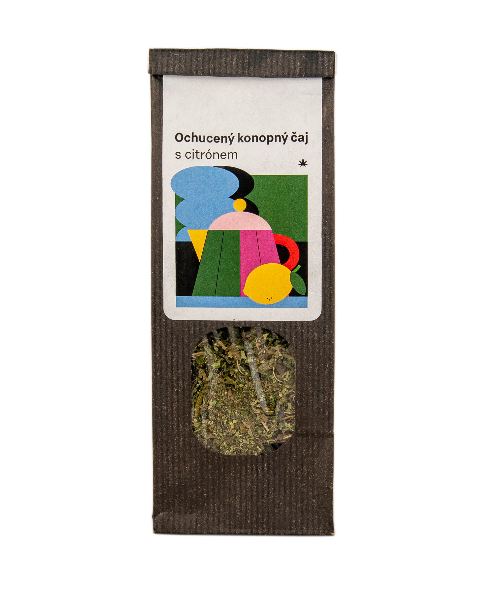 WeedShop Ochutený konopný čaj s citrónom Hmotnosť: 40 g