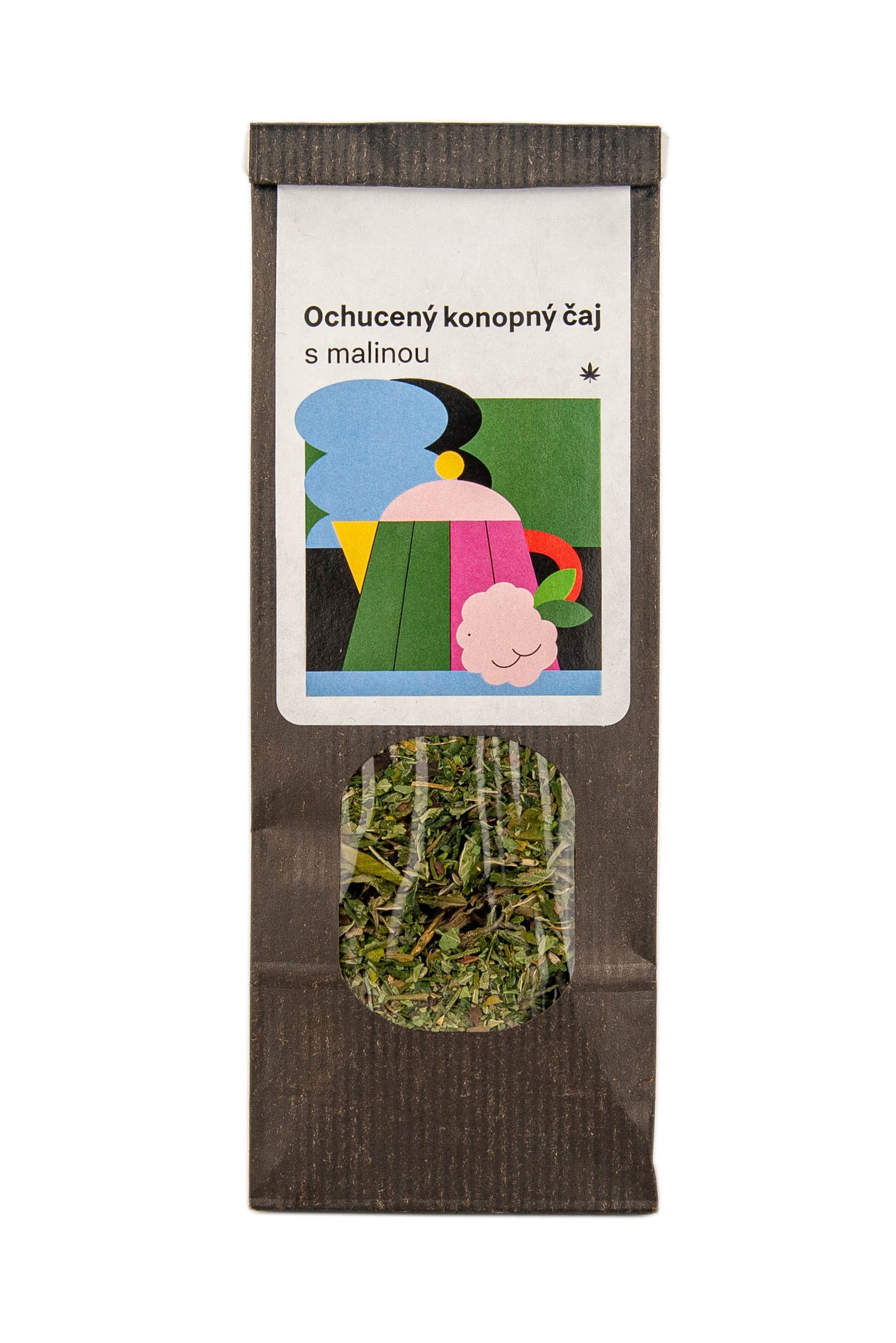 WeedShop Ochutený konopný čaj s malinou Hmotnosť: 20 g
