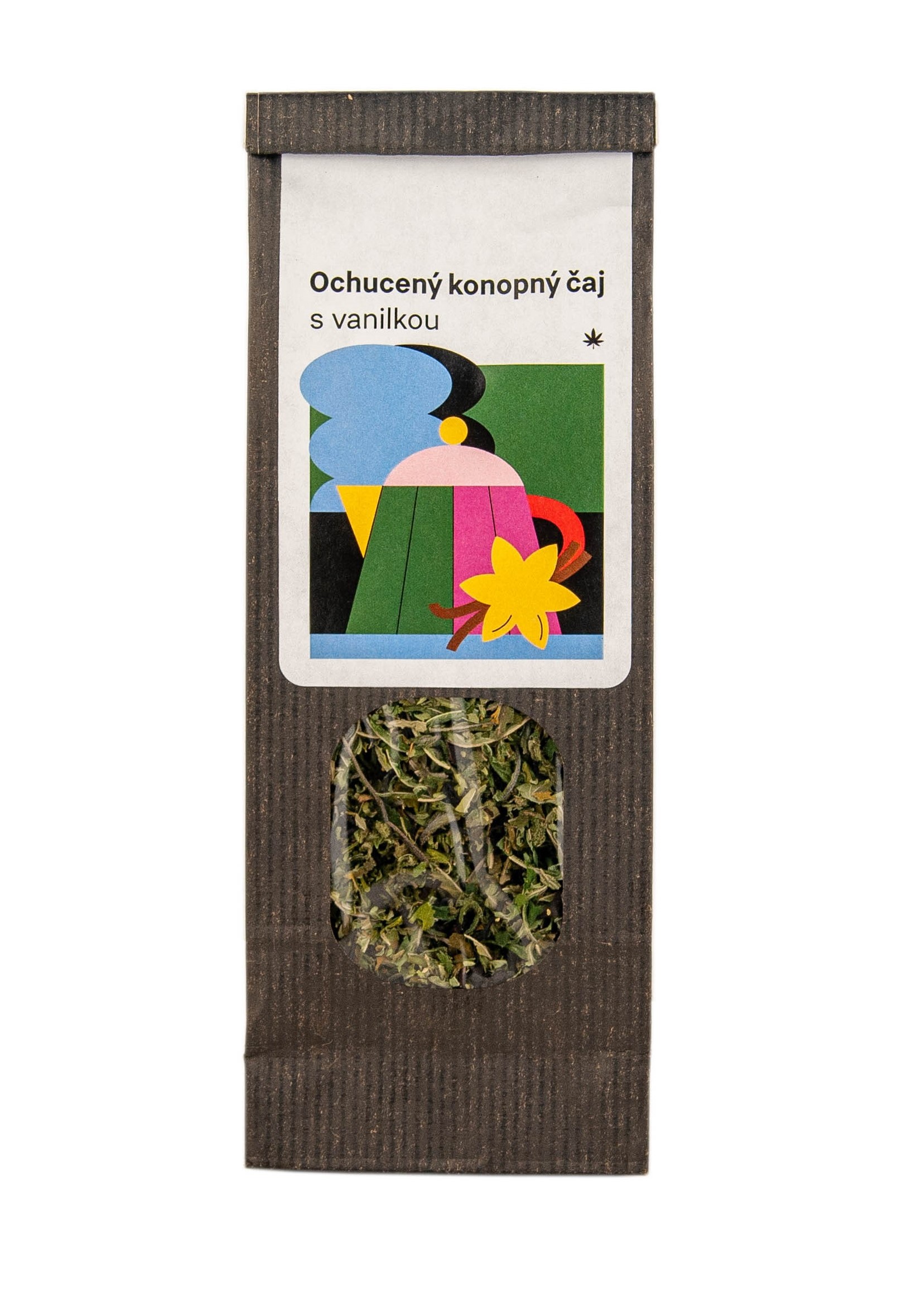 WeedShop Ochutený konopný čaj s vanilkou Hmotnosť: 40 g
