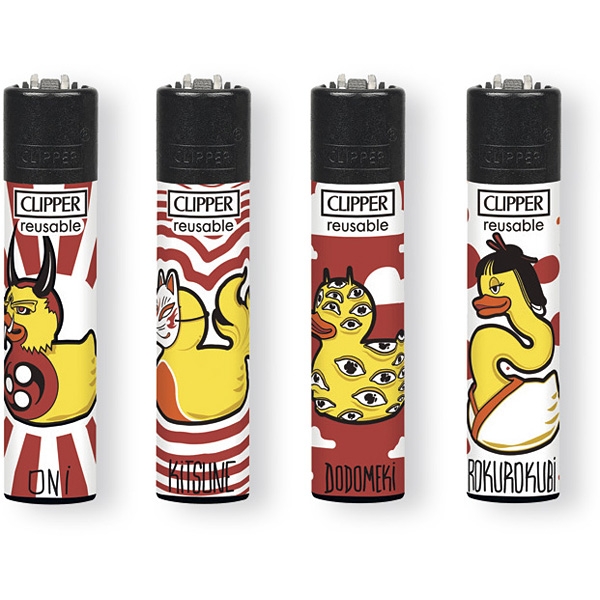 Celá sada Clipper zapaľovačov Yokay Ducks