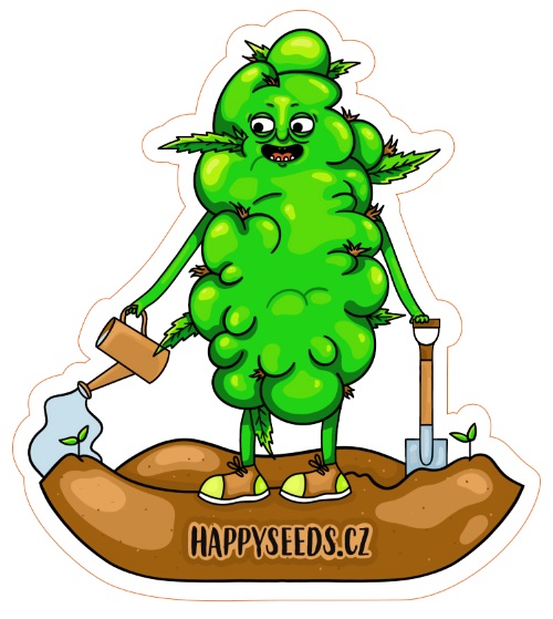 WeedShop Samolepka happyseeds - veľká