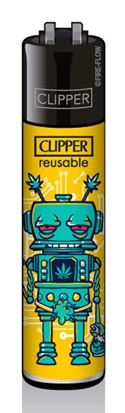 Clipper zapaľovač 420 ROBOTS Clipper motív: 420 ROBOTS 1