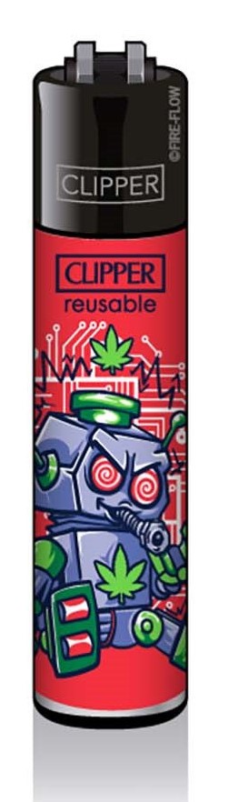 Clipper zapaľovač 420 ROBOTS Clipper motív: 420 ROBOTS 3