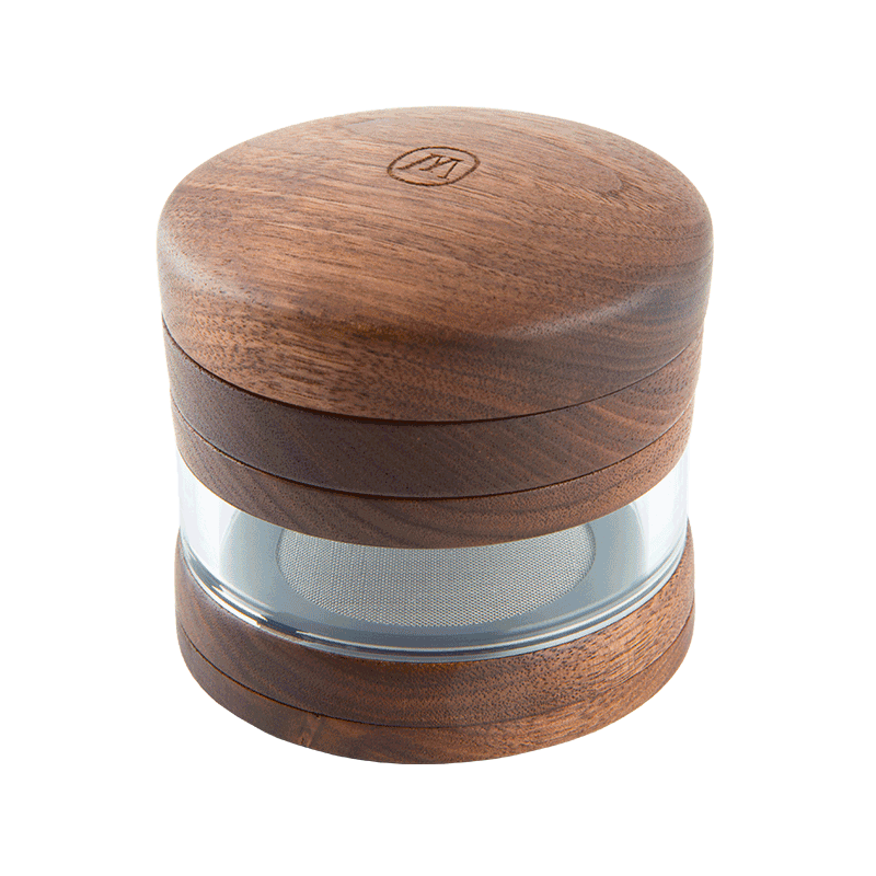 Marley Natural Veľká kovová drvička obložená drevom, 8 cm