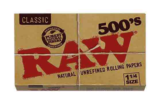Krátke cigaretové papierky RAW 500