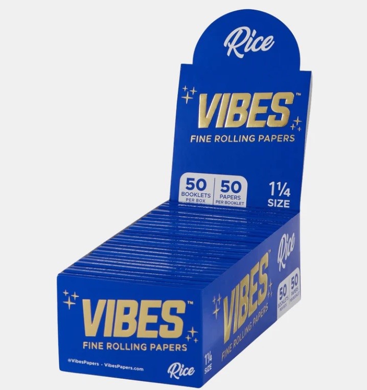 VIBES Cigaretové papieriky 1 1/4 Vibes, Rice