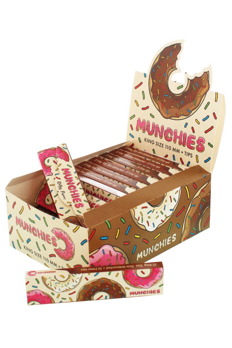 Monkey King Cigaretové papieriky Munchies KS + filtre