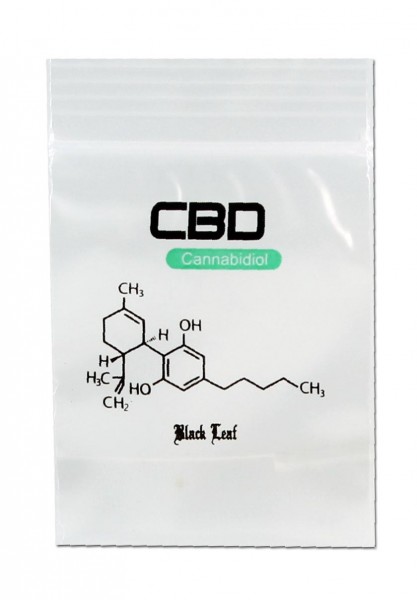 Black Leaf Uzatvárateľné ZIP sáčky - 40x60mm - CBD - 100 ks