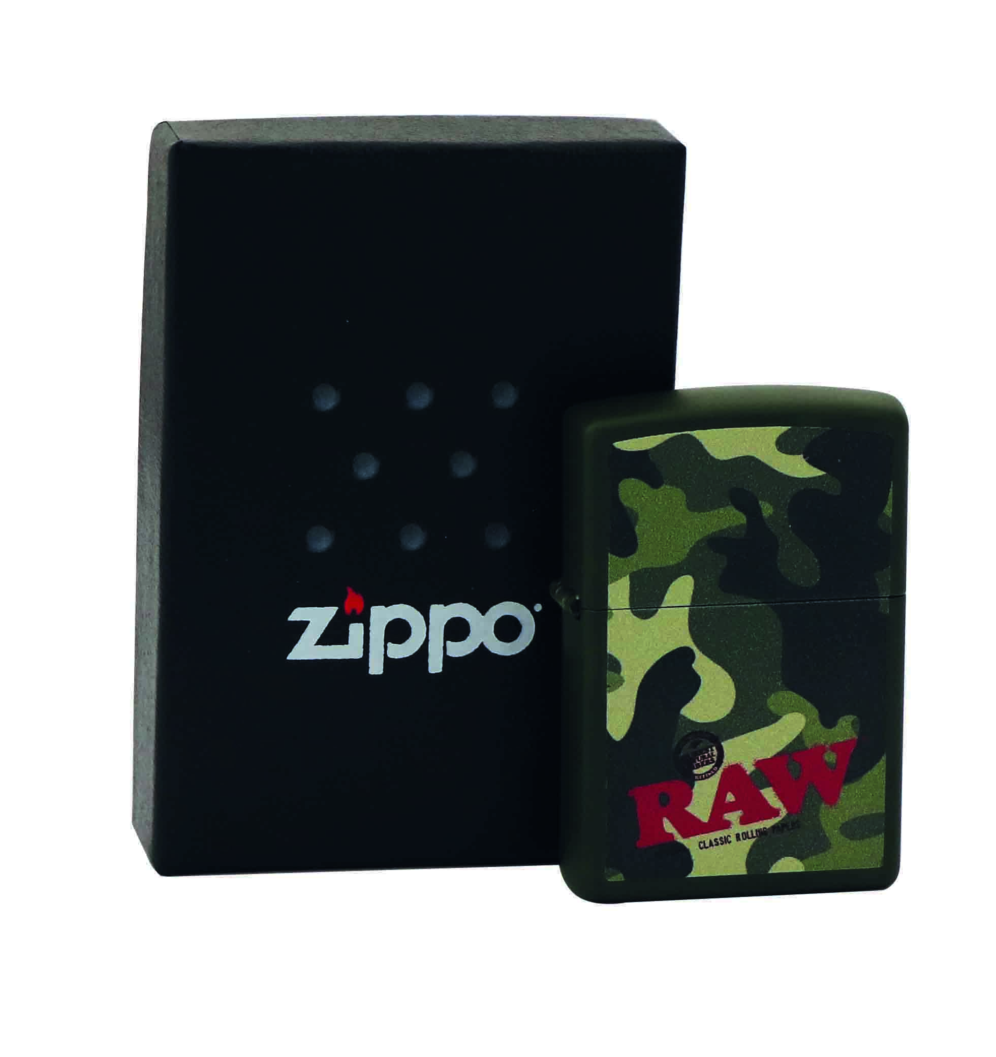 Benzínový zapaľovač Zippo RAW Varianty: RAW Camo