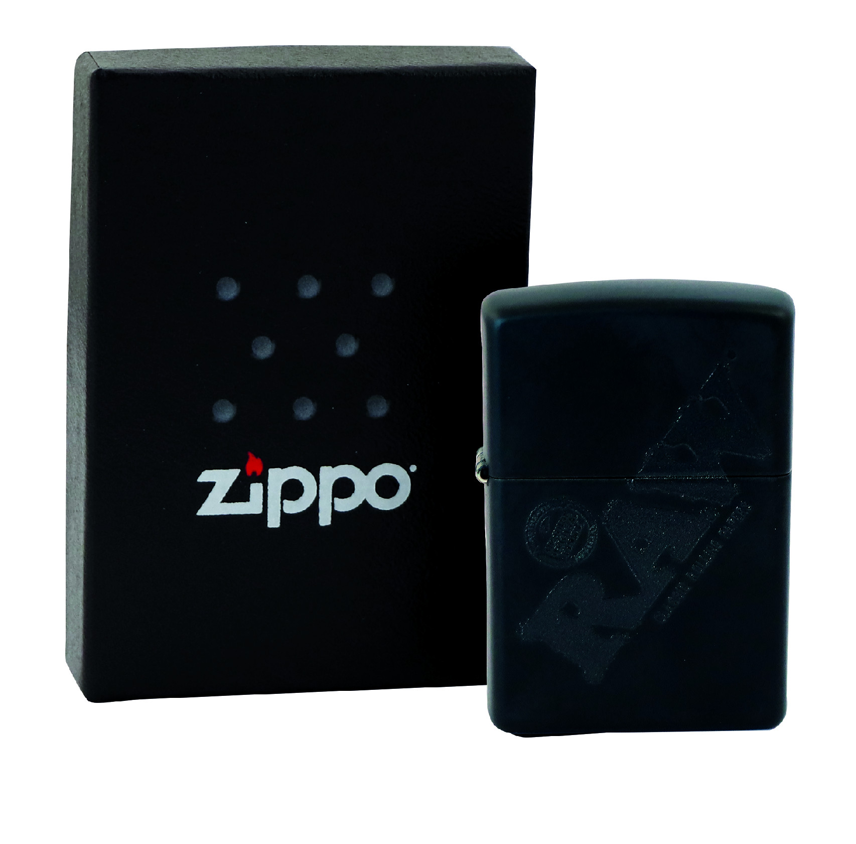 Benzínový zapaľovač Zippo RAW Varianty: RAW Black