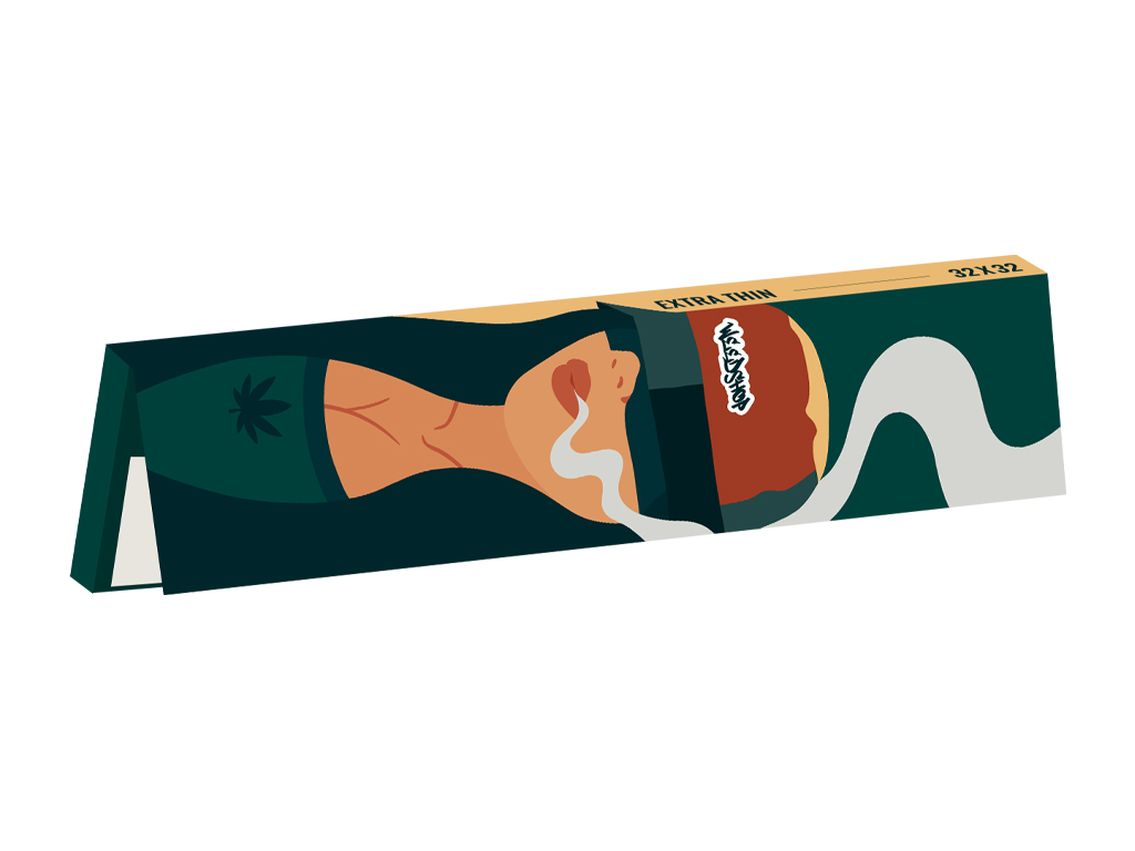 Cigaretové papieriky s filtrami Girl - Weedshop
