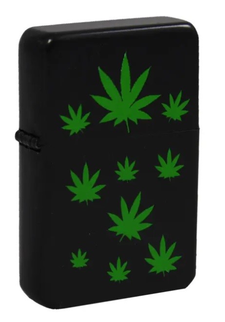 Black Leaf Benzínový zapaľovač Ganja