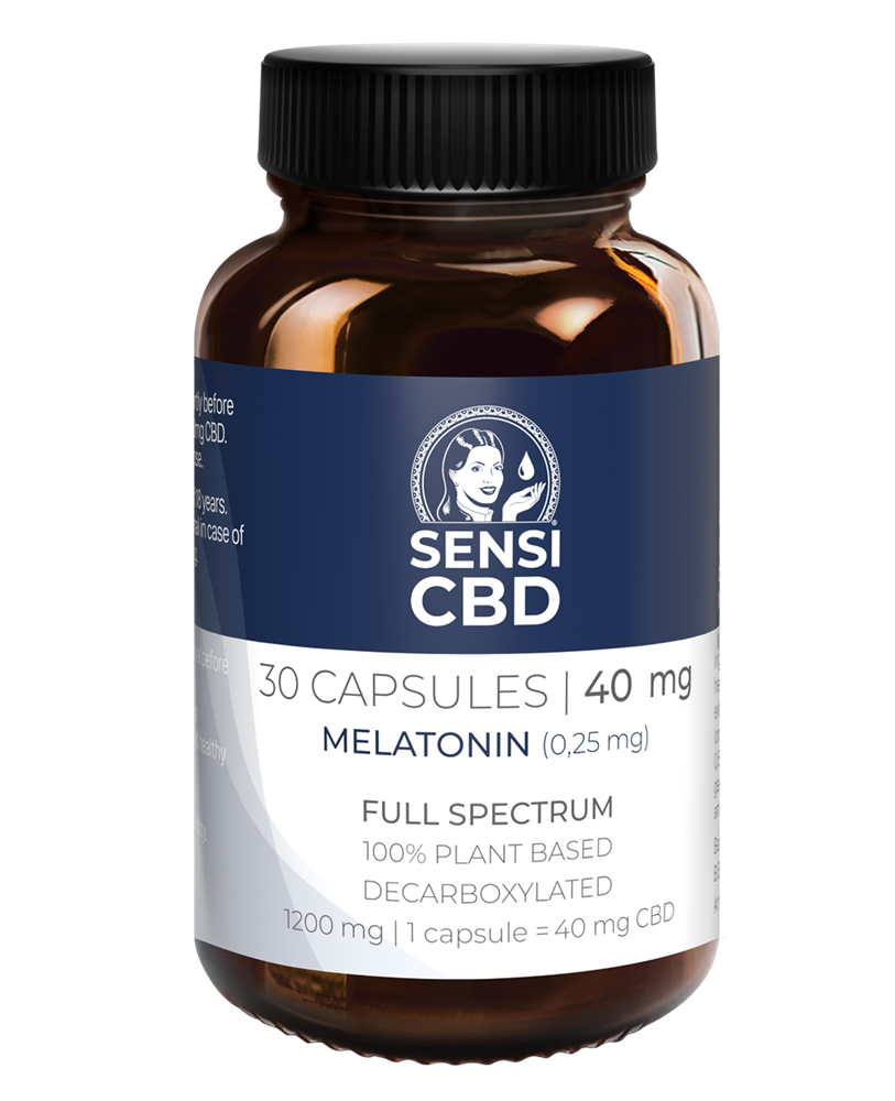 Sensi Seeds Konopné tablety s melatonínom 30 ks, 1200 mg CBD