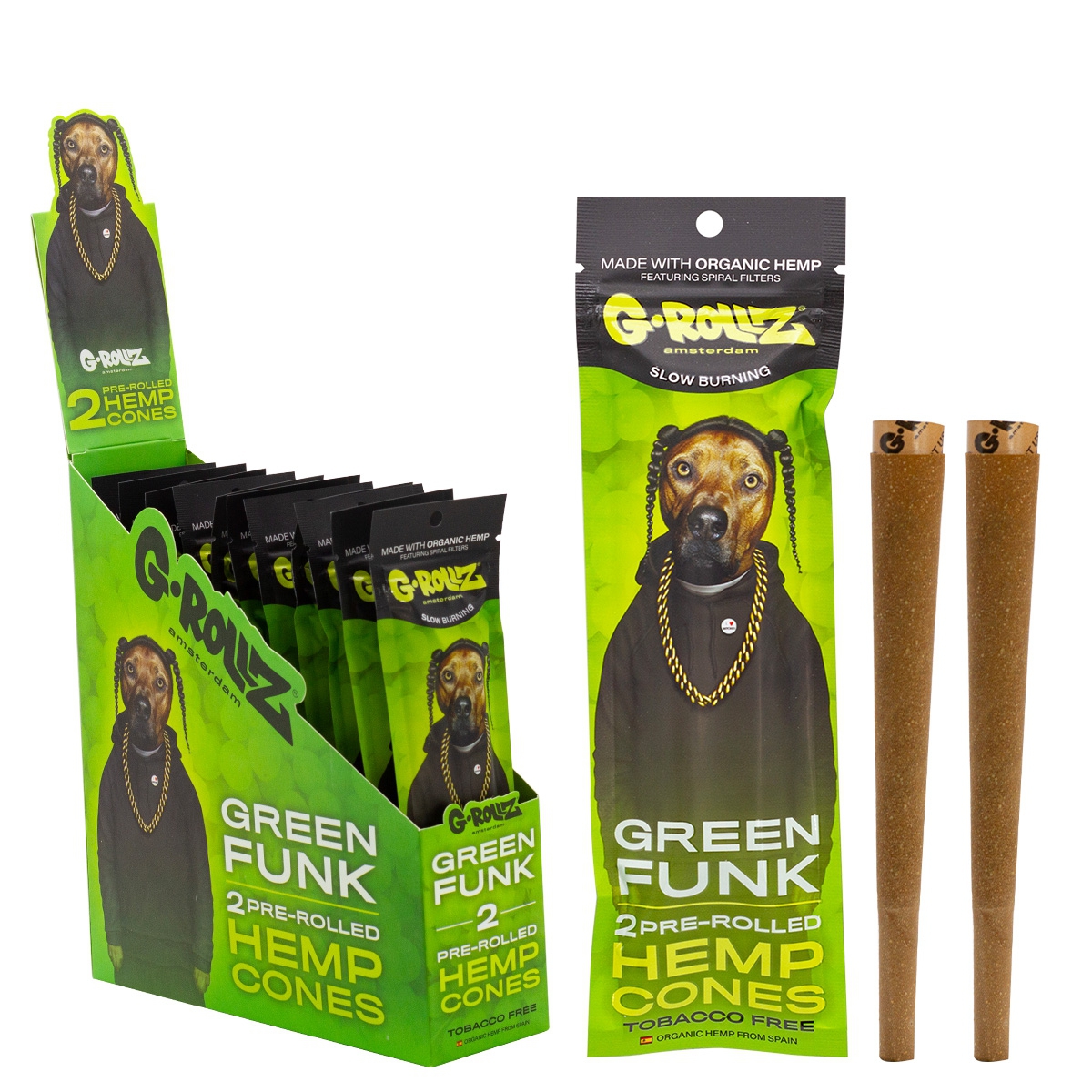 G-ROLLZ Blunt 2x Grape Pre-Rolled Hemp Cones