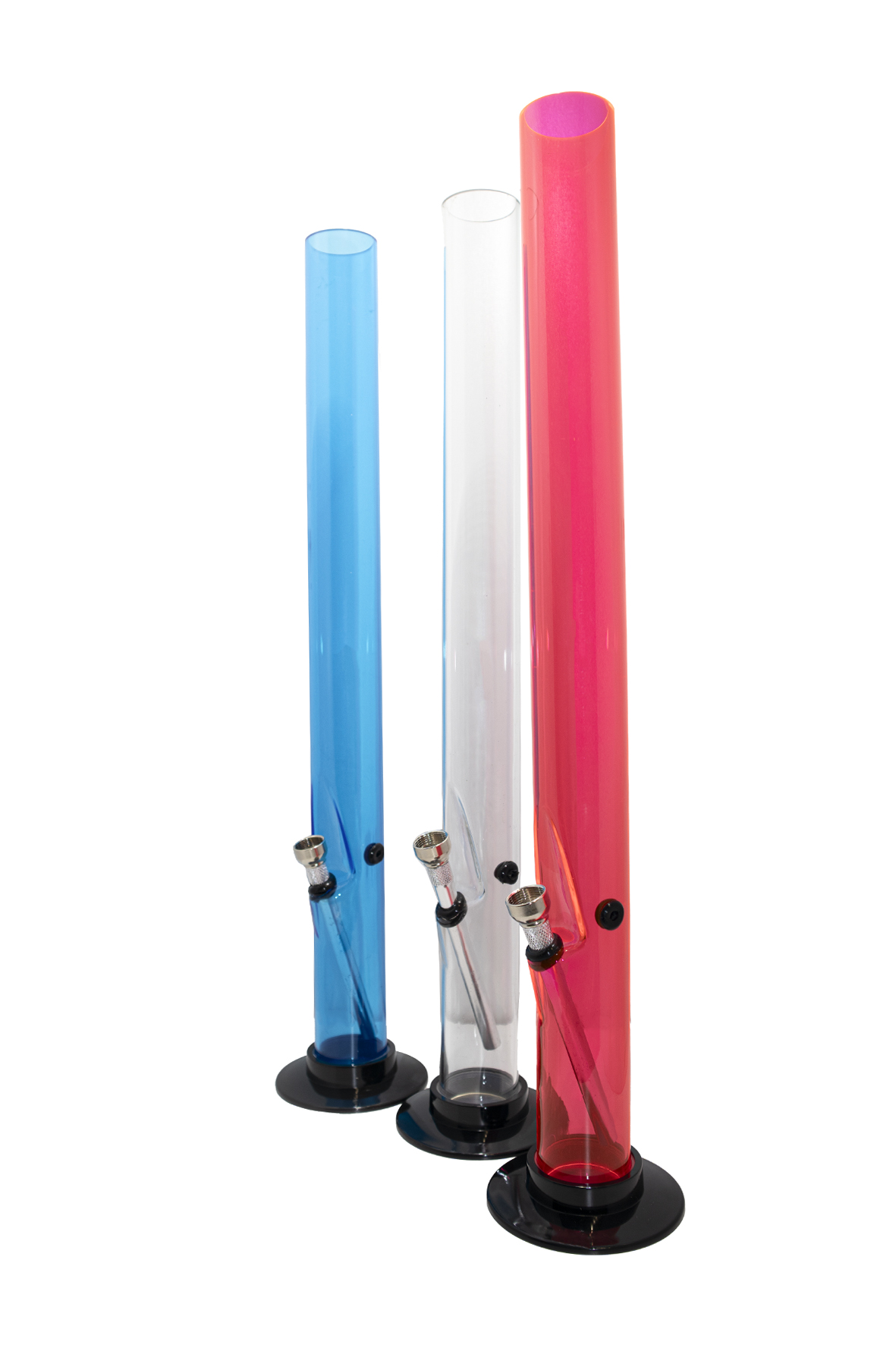 WeedShop Veľký rovný akrylový bong, 45 cm