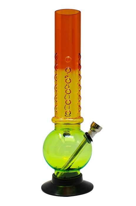 WeedShop Farebný akrylový bong s bankou, 32 cm