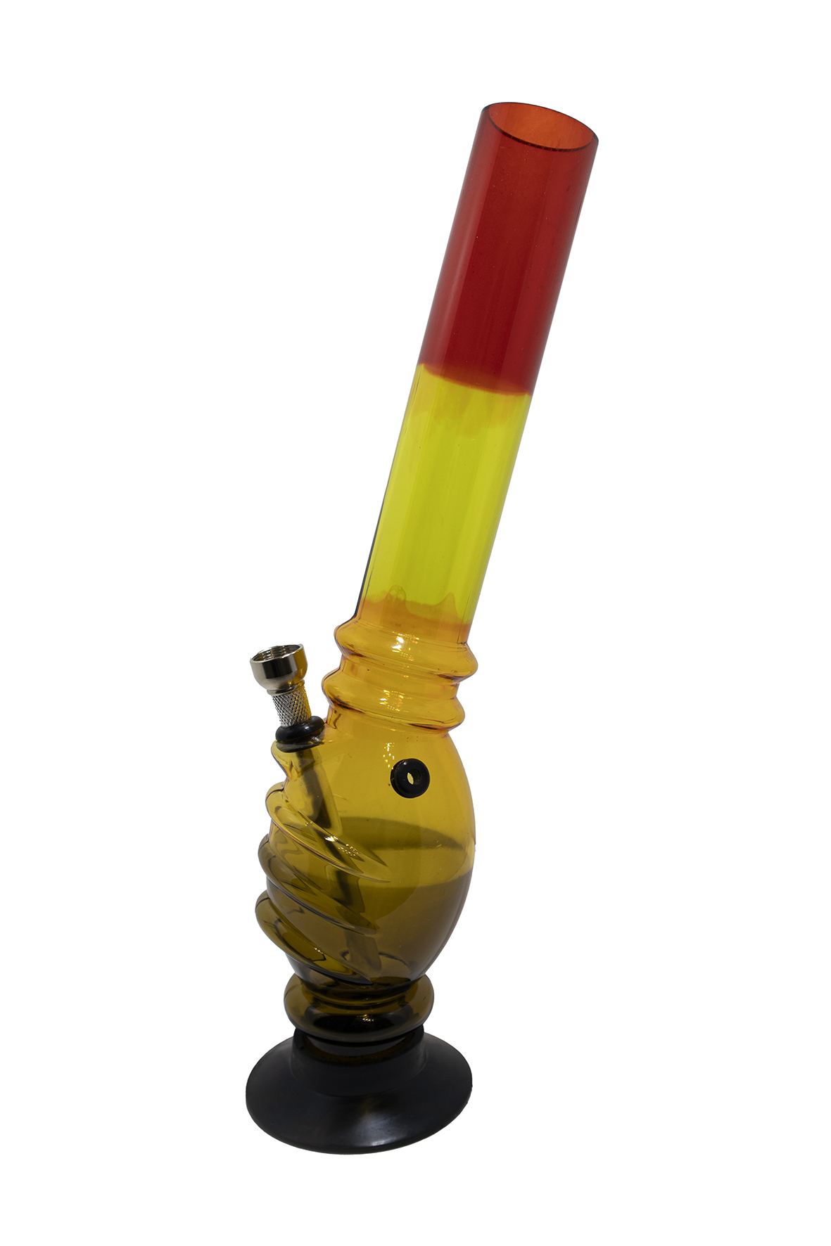 WeedShop Šikmý, farebný akrylový bong, 32 cm