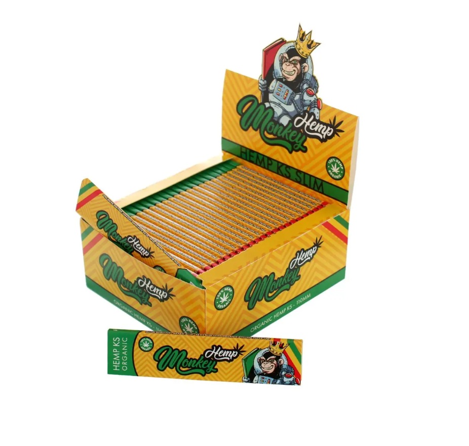 Konopné cigaretové papieriky Monkey King KS Slim