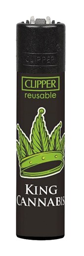 Zapaľovač Clipper Canna King Clipper motív: Canna King 2