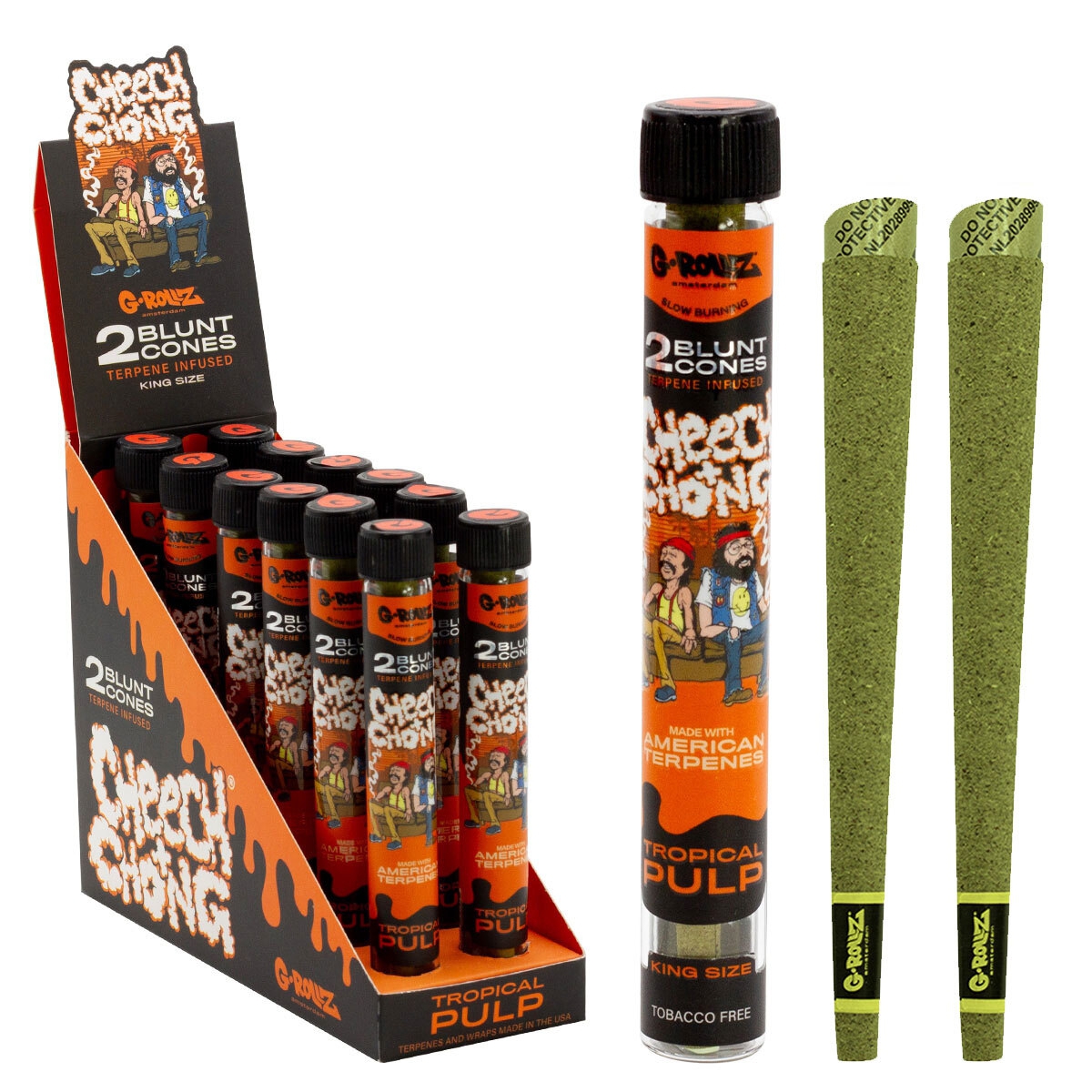 G-ROLLZ Blunt 2x Tropical Pulp Terpene Infused Cones