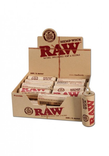 RAW konopná podpaľovacie šnůra 6m
