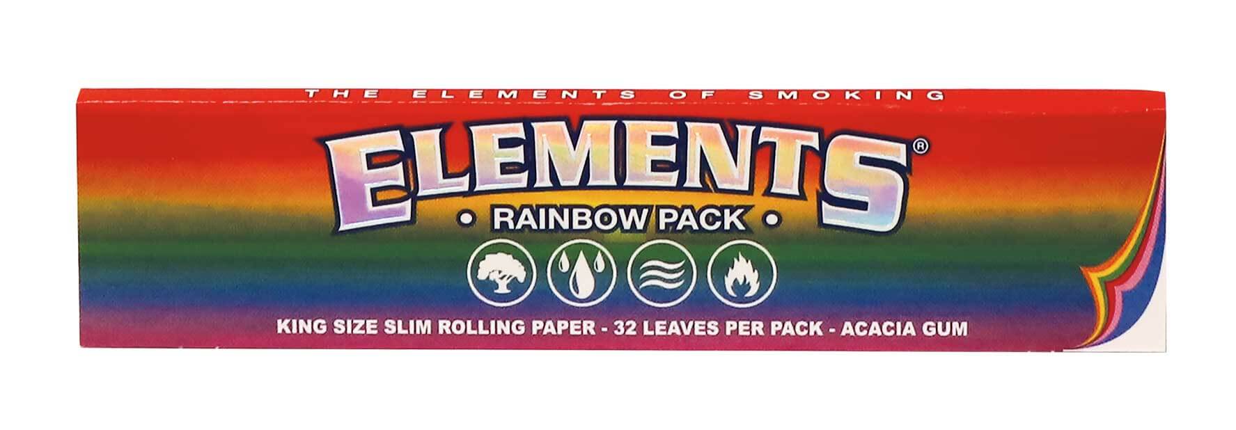 Cigaretové papieriky Elements Rainbow KS Slim