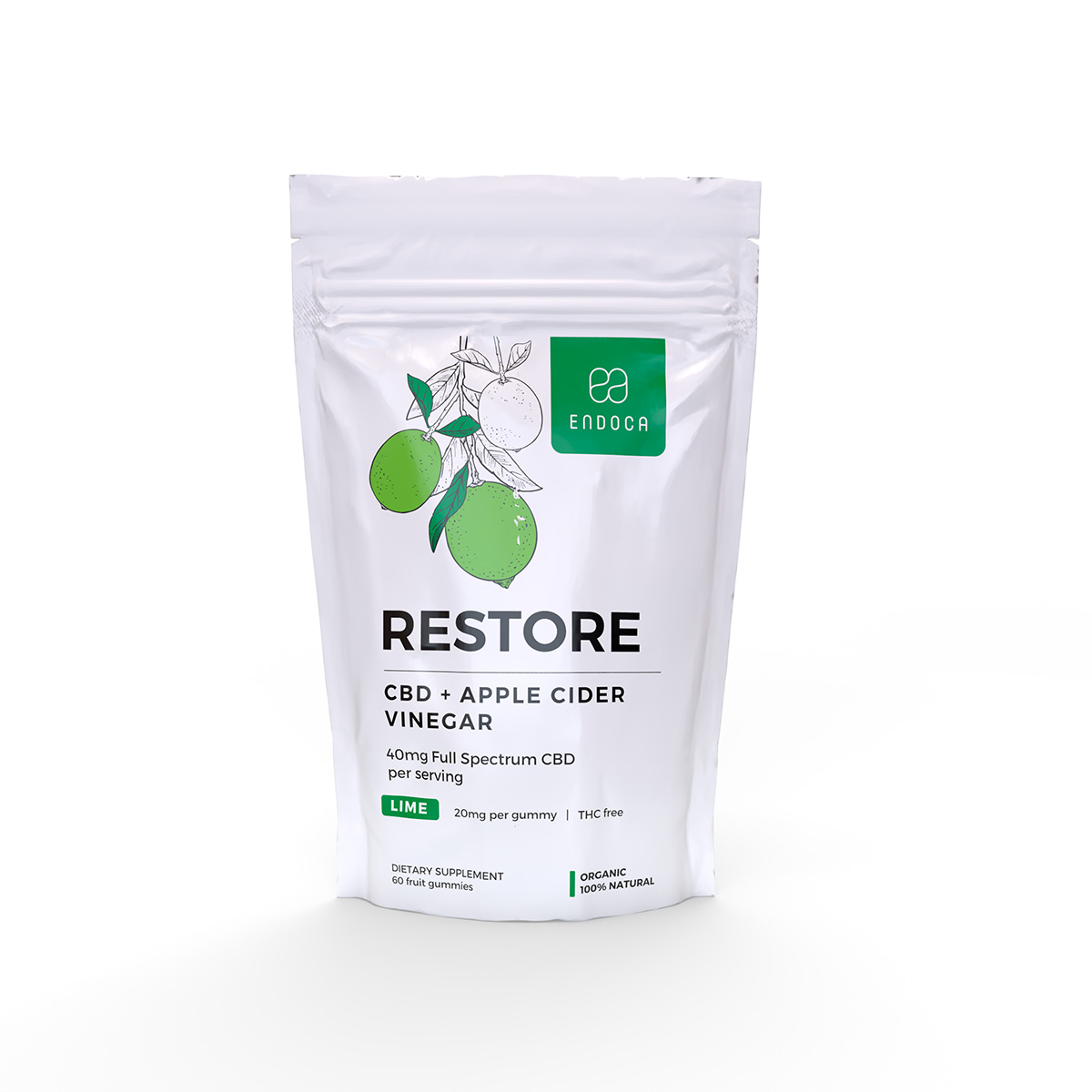 Gumové jahodové CBD bonbóny 0,3% THC 100 g