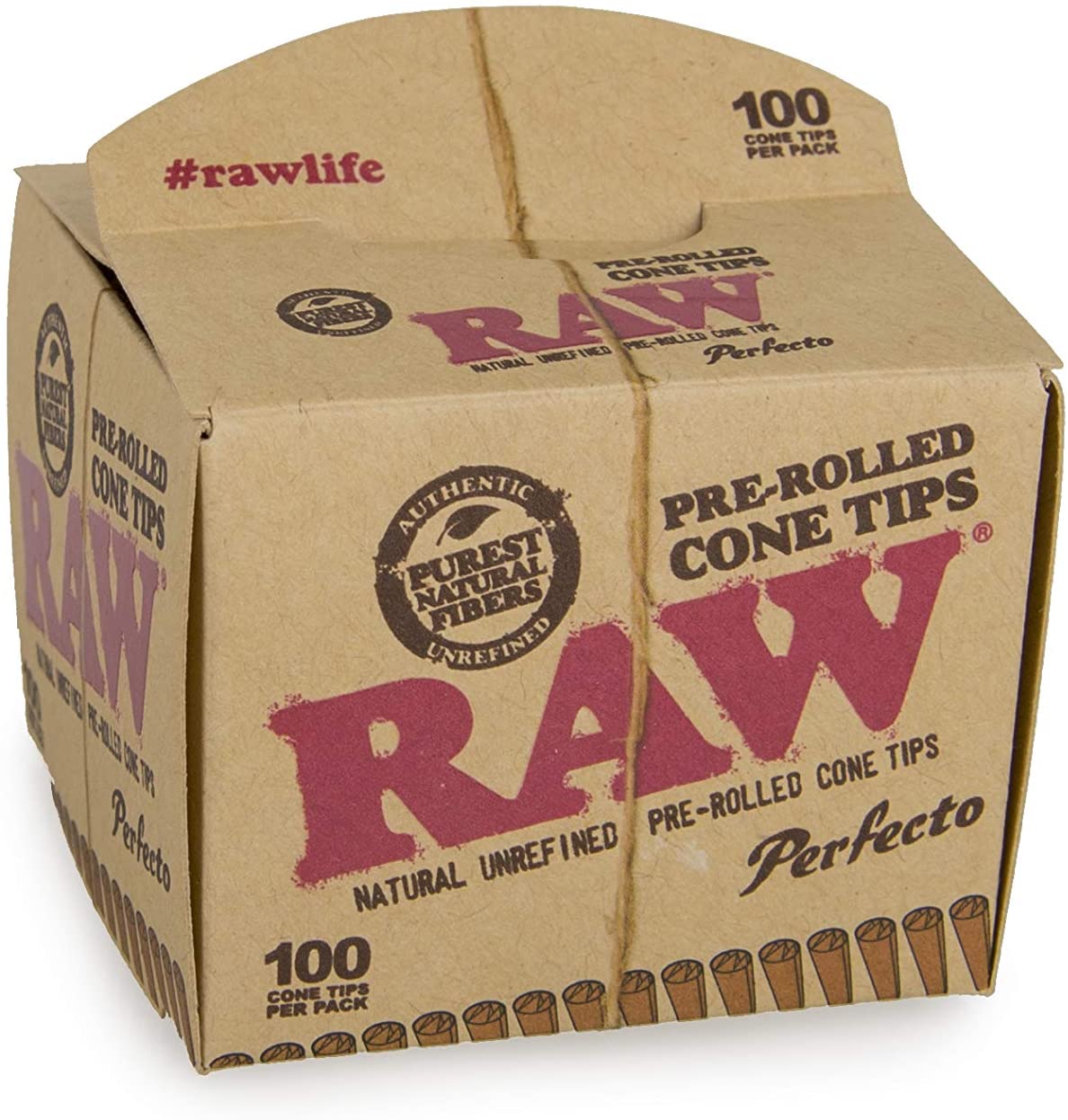RAW předrolované filtre Perfecto, box 100 ks