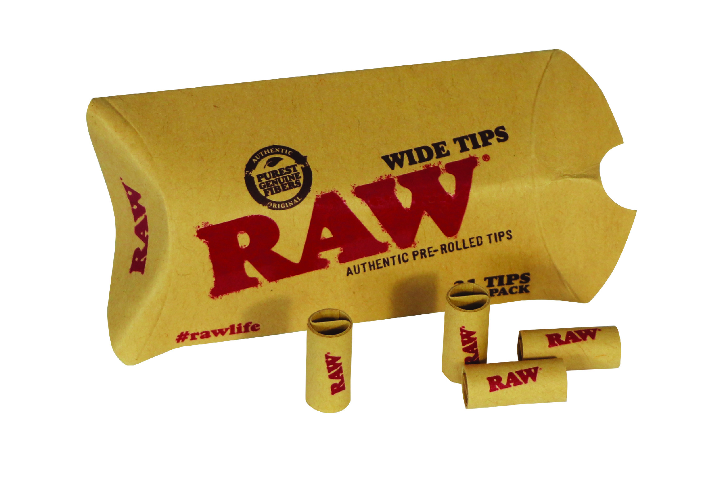 RAW předrolované filtre Wide 21 ks