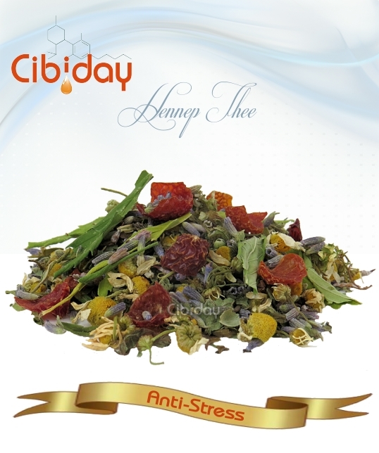 Cibiday Konopný CBD čaj Antistress Hmotnosť: 40 g