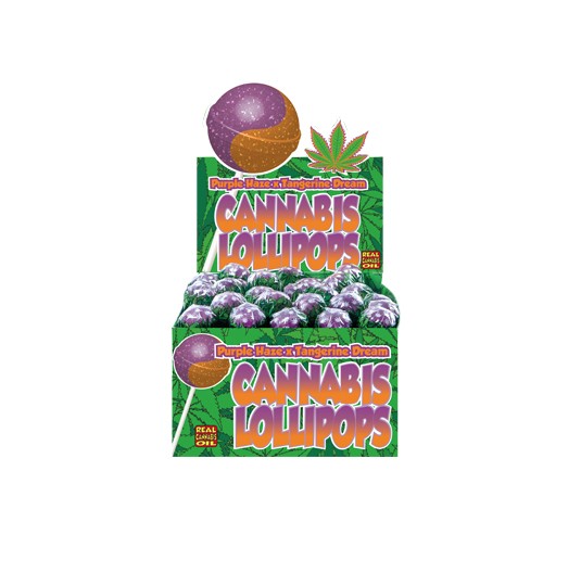 Dr. Greenlove Konopné lízatko Purple Haze x Tangerine Dream 17g