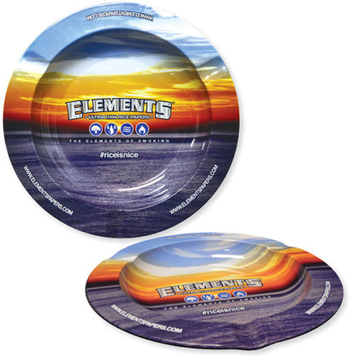 Elements Blue kovový popolník s magnetom