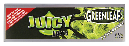 Juicy Jay's Ochutené krátke papieriky Juicy Green Leaf