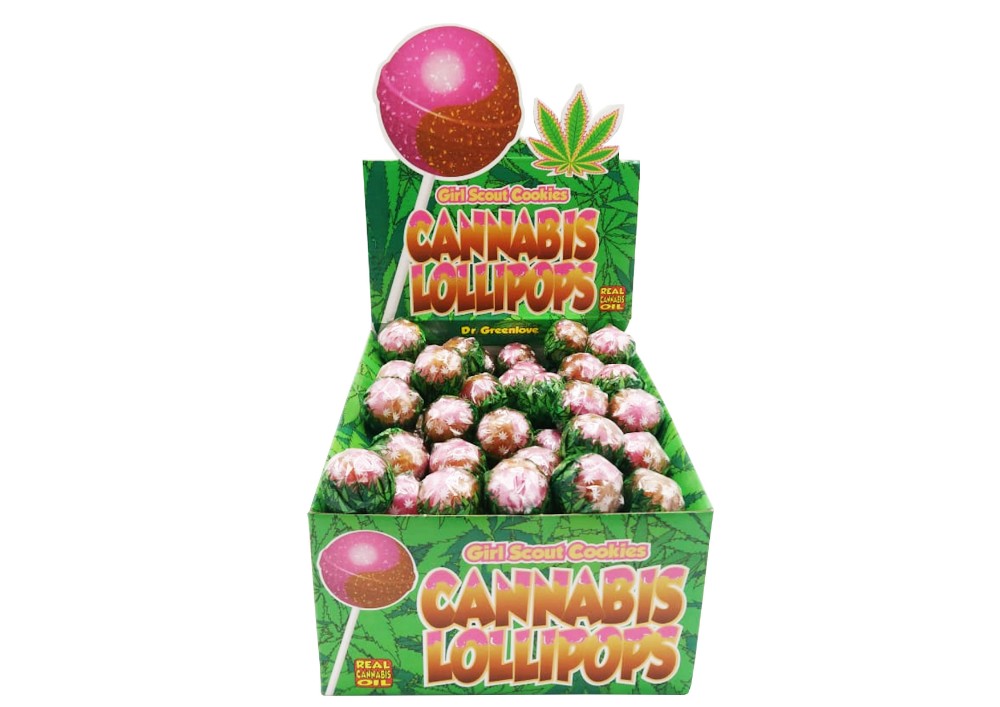 Dr. Greenlove Konopné lízatko Girl Scout Cookies 17g