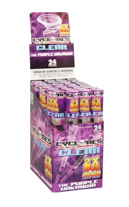 Cyclones blunt číry Purple 2x